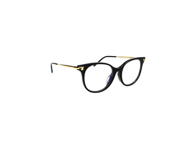 Cartier Cartier CT00310A Glasses In Black-Gold Plate With Demo Lens - view 3