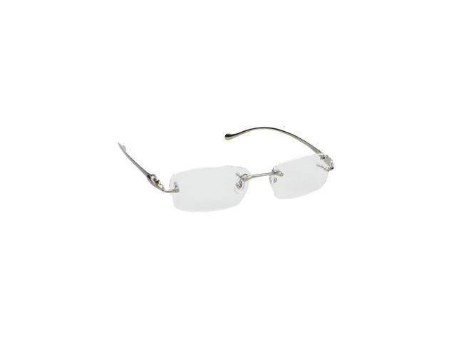 Cartier Cartier CT00610 Glasses In Silver Plate With Demo Lens - view 3