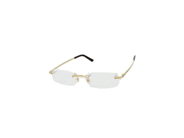 Cartier Cartier CT00870 Glasses In Gold Titanium With Demo Lens - view 1