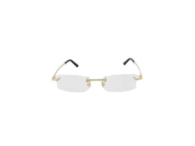 Cartier Cartier CT00870 Glasses In Gold Titanium With Demo Lens - view 2
