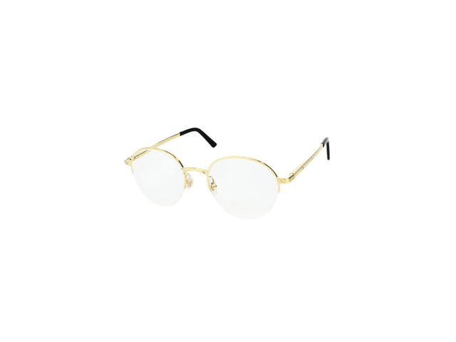 Cartier Cartier CT0108O Glasses In Gold Plate With Demo Lens - view 1
