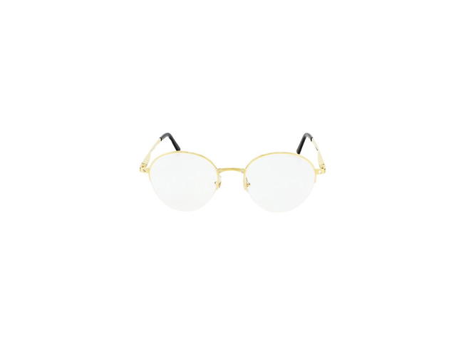 Cartier Cartier CT0108O Glasses In Gold Plate With Demo Lens - view 2