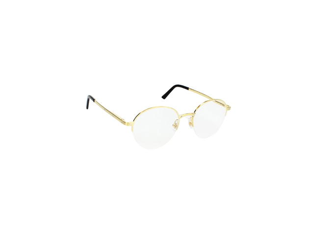 Cartier Cartier CT0108O Glasses In Gold Plate With Demo Lens - view 3