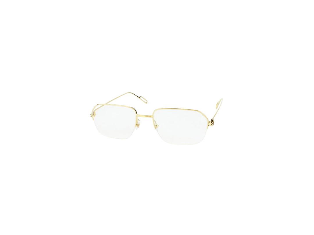 Cartier Cartier CT0114O Glasses In Gold Plate With Demo Lens