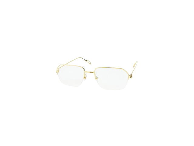 Cartier Cartier CT0114O Glasses In Gold Plate With Demo Lens - view 1