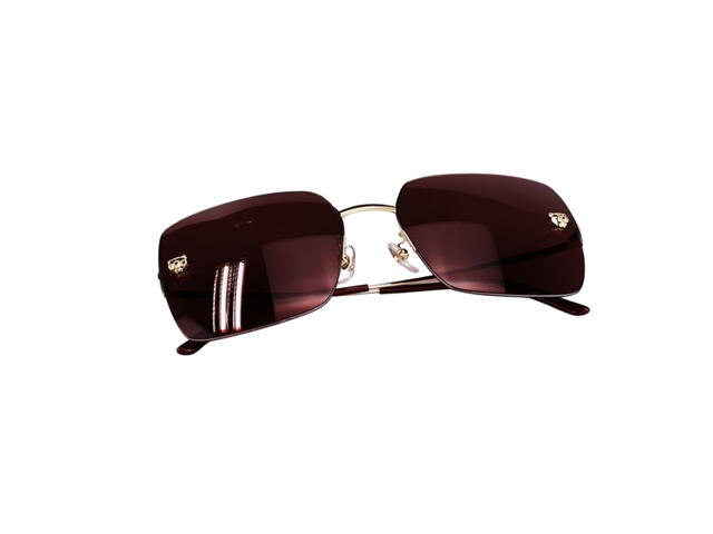 Cartier Cartier CT0121SA-003 Sunglasses In Gold-Plate Frame With Red Lenses - view 6