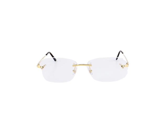 Cartier Cartier CT0148O Glasses In Gold Plate With Demo Lens - view 2