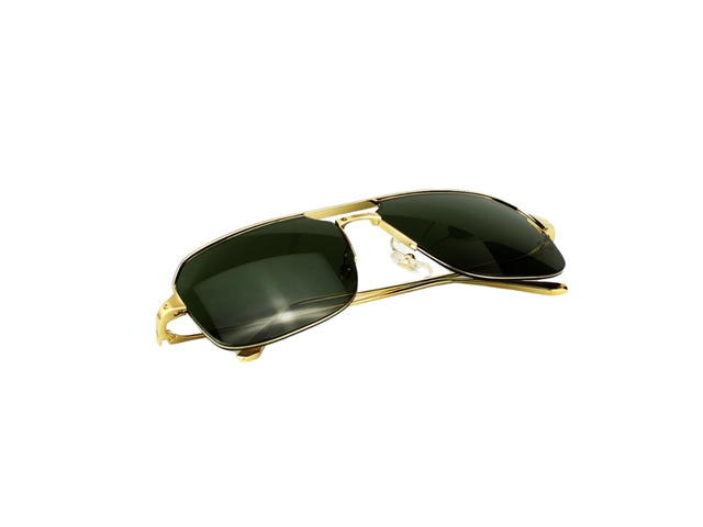 Cartier Cartier CT0230S-002-59 Sunglasses In Gold-Plate Frame With Green Lenses - view 6
