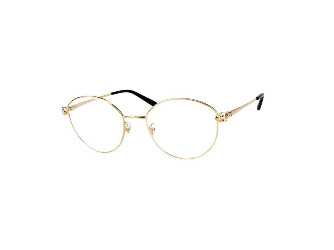 Cartier Cartier CT0234O Glasses In Gold Plate With Demo Lens