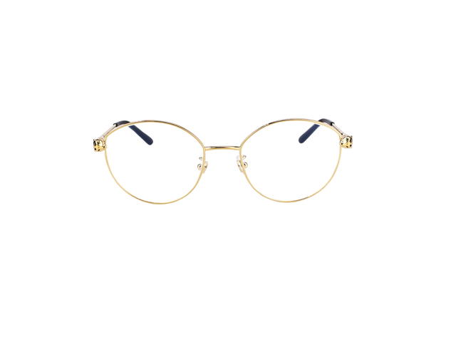 Cartier Cartier CT0234O Glasses In Gold Plate With Demo Lens - view 2