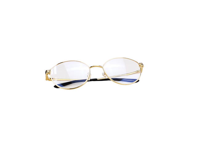Cartier Cartier CT0234O Glasses In Gold Plate With Demo Lens - view 5
