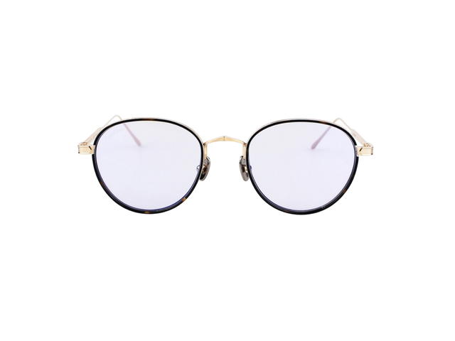 Cartier Cartier CT0250S-009-51 Glasses In Yellow Gold Titanium Frame With Mirror Lenses - view 2