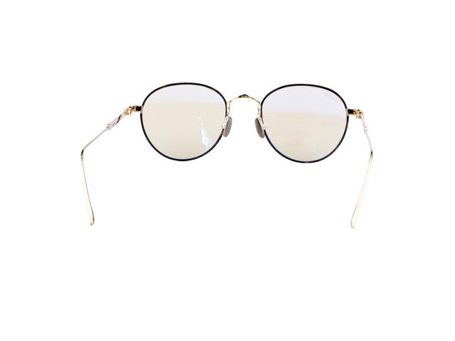 Cartier Cartier CT0250S-009-51 Glasses In Yellow Gold Titanium Frame With Mirror Lenses - view 4