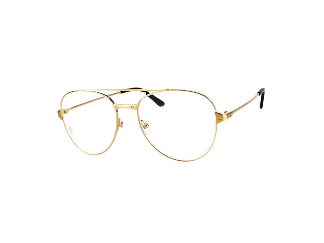 Cartier Cartier CT0307O Glasses In Gold Plate With Demo Lens