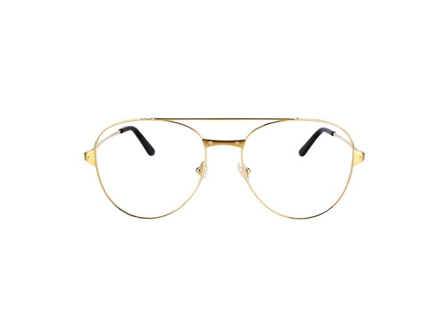 Cartier Cartier CT0307O Glasses In Gold Plate With Demo Lens - view 2