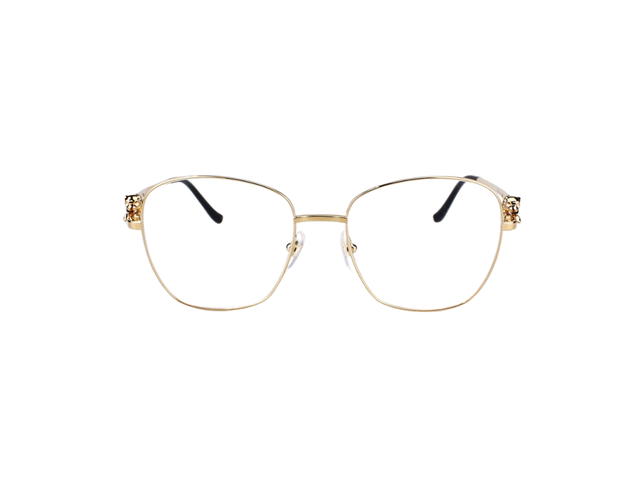 Cartier Cartier CT0371O Glasses In Gold Plate With Demo Lens - view 2