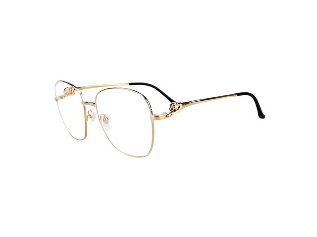 Cartier Cartier CT0371O Glasses In Gold Plate With Demo Lens - view 5