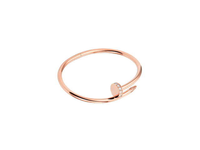 Cartier Cartier Juste Un Clou Bracelet In 18K Rose Gold With 32 Brilliant-Cut Diamonds - view 1