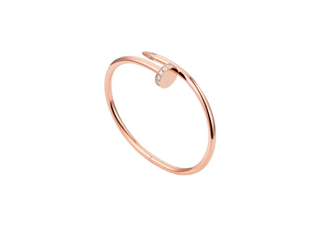 Cartier Cartier Juste Un Clou Bracelet In 18K Rose Gold With 32 Brilliant-Cut Diamonds - view 2