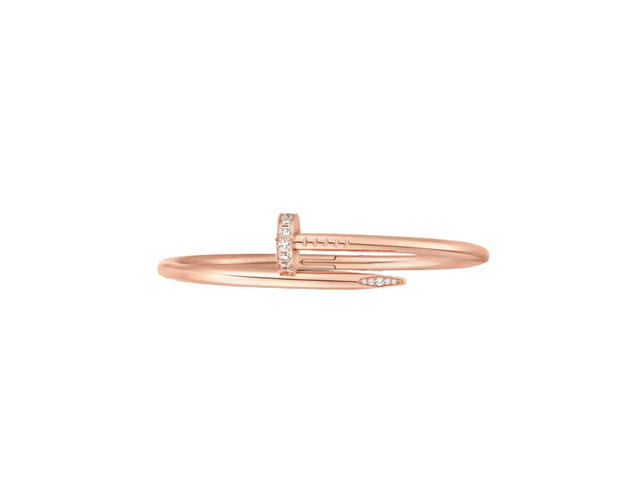 Cartier Cartier Juste Un Clou Bracelet In 18K Rose Gold With 32 Brilliant-Cut Diamonds - view 4