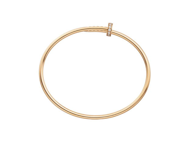 Cartier Cartier Juste Un Clou Bracelet Small Model Yellow Gold With Diamonds - view 3