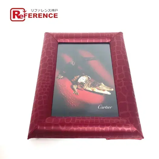 Buy CARTIER logo Photo Frames Photo Stands Interior Photo frame Satin Red at Sasom – Authentic and Ready to Ship