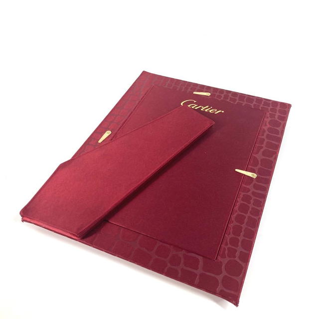 Cartier CARTIER logo Photo Frames Photo Stands Interior Photo frame Satin Red - view 3