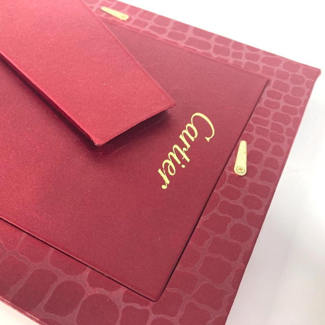 Cartier CARTIER logo Photo Frames Photo Stands Interior Photo frame Satin Red - view 4