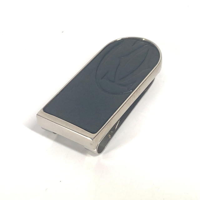 Cartier CARTIER logo Wallet Money clip SS / Leather Black/Silver - view 3