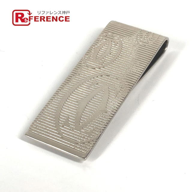 Cartier CARTIER logo Wallet Money clip SS Silver - view 1