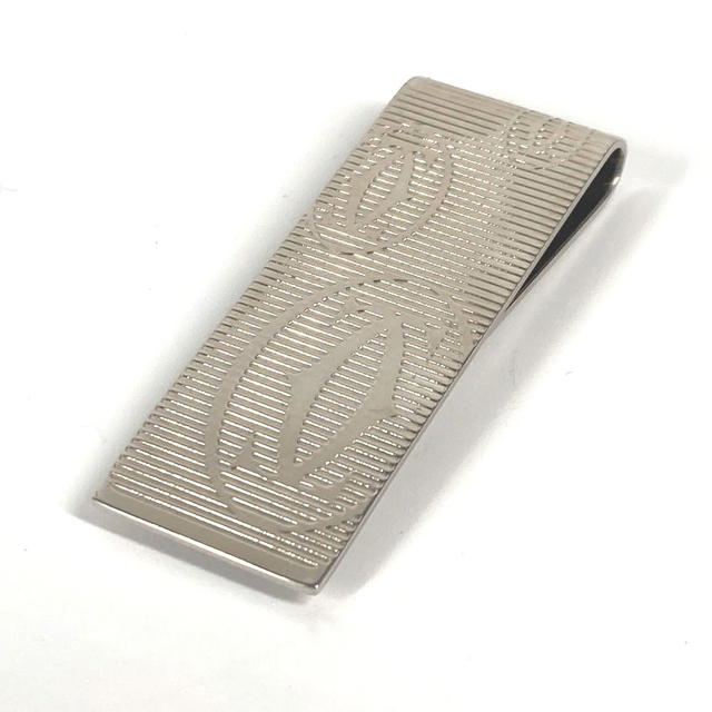Cartier CARTIER logo Wallet Money clip SS Silver - view 2