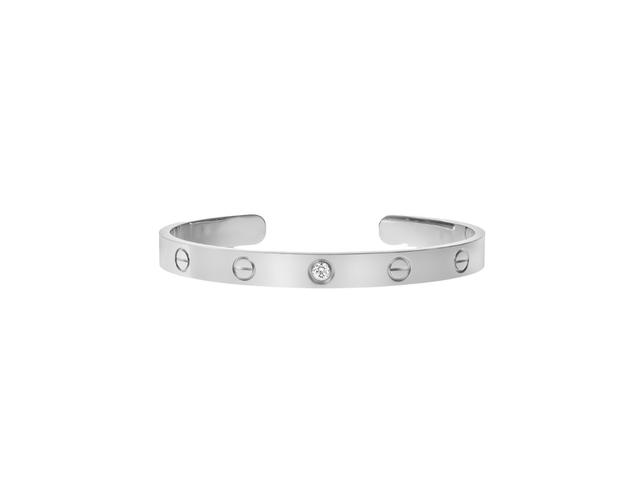 Cartier Cartier Love Bracelet 1 Diamond In 18K White Gold - view 1
