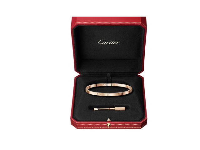 Cartier Cartier Love Bracelet Small Model In 18K Rose Gold - view 3