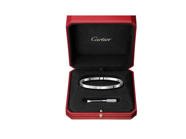Cartier Cartier Love Bracelet Small Model In 18K White Gold - view 3