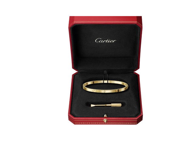 Cartier Cartier Love Bracelet Small Model In 18K Yellow Gold - view 3