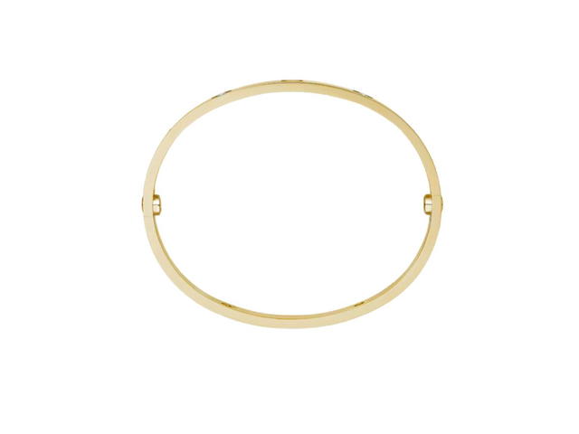 Cartier Cartier Love Bracelet With 4 Diamonds In Yellow Gold - view 2