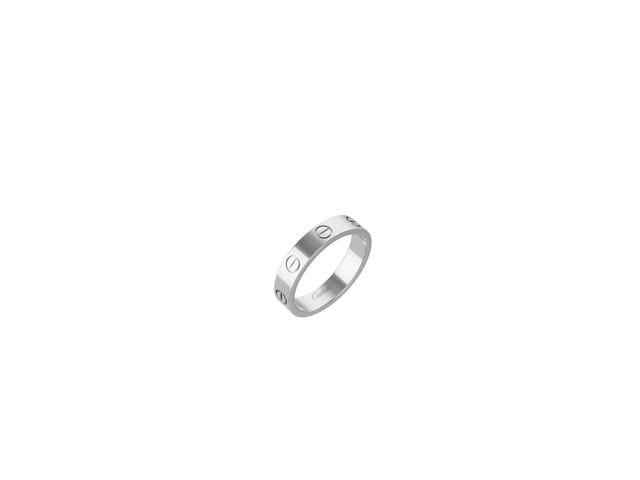Cartier Cartier Love Wedding Band With Platinum 950 White Gold - view 3