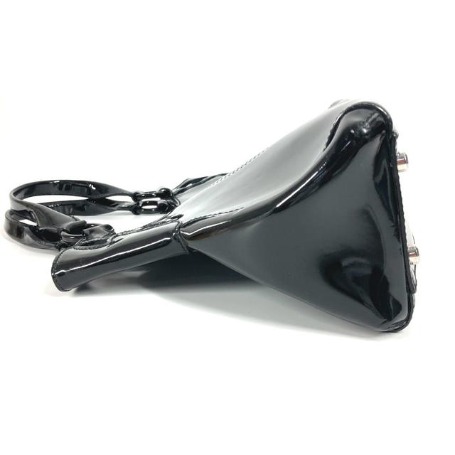Cartier CARTIER marcello logo Bag Tote Bag Hand Bag enamel Black - view 5