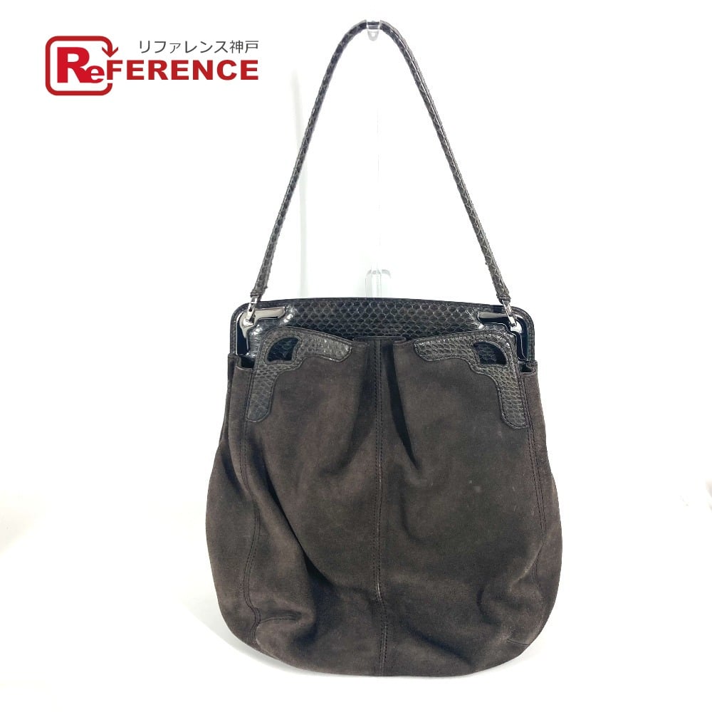 Cartier CARTIER marcello logo Bag Tote Bag Shoulder Bag Brown