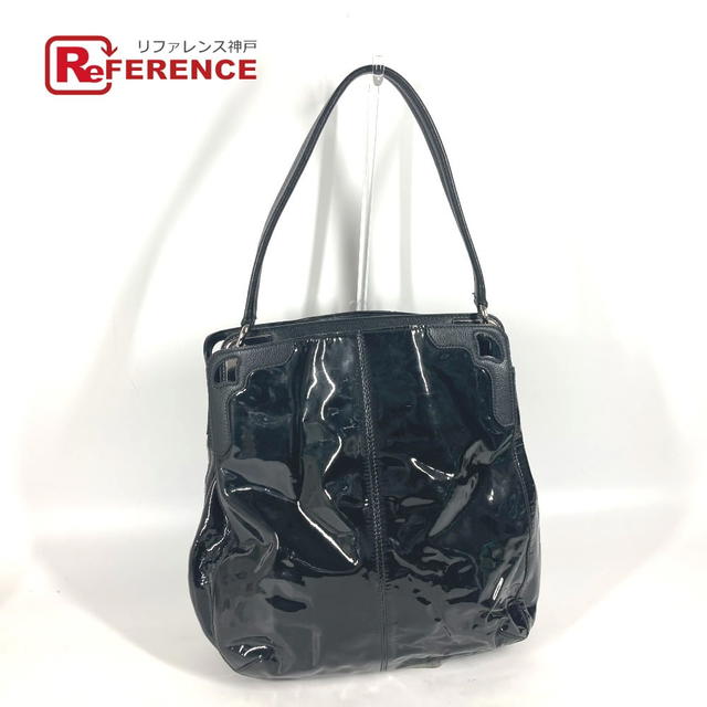 Cartier CARTIER Marcello Tote Bag, Vertical, Shoulder Bag g enamel / Leather Black - view 1