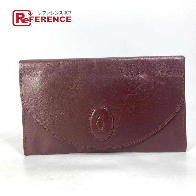 Cartier CARTIER Must de Line Pouch Clutch bag Leather wine-red - view 1