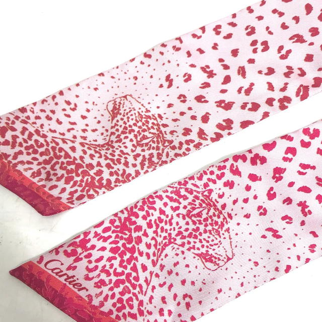 Cartier CARTIER Novelty PANTHERE leopard print Bandeau Scarf Unused - view 4