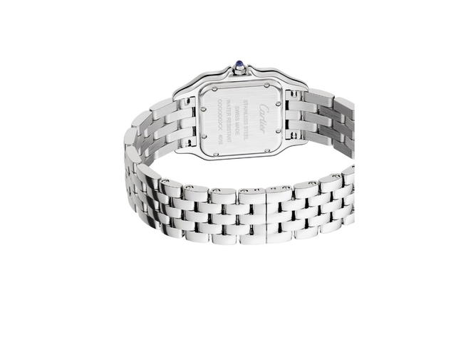 Cartier Cartier Panthère De Cartier Watch Medium Model In Steel Case With Silvered Dial And Steel Bracelet - view 2