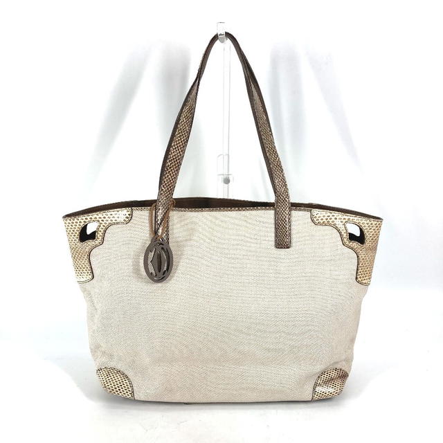 Cartier CARTIER shoulder bag Marcello Tote Bag Shoulder Bag Canvas Beige/Dark brown - view 2