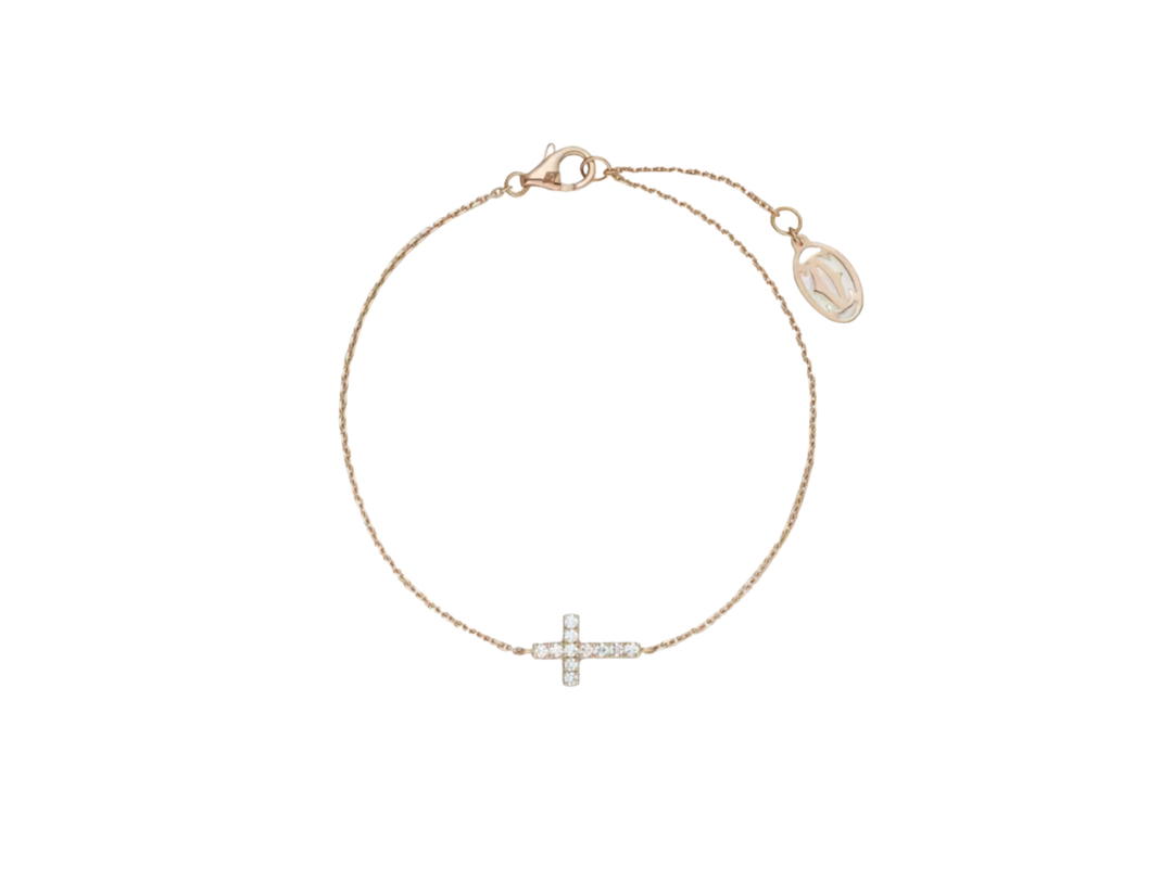 Cartier Cartier Symbols Bracelet In 18K Rose Gold In 18K Rose Gold With 11 Brilliant-Cut Diamonds