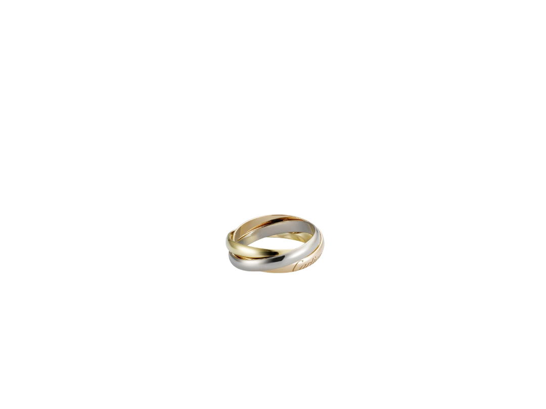 Cartier Cartier Trinity Ring Small Model 18K White-Rose-Yellow Gold