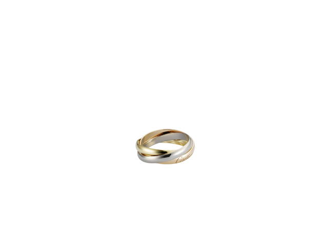 Cartier Cartier Trinity Ring Small Model 18K White-Rose-Yellow Gold - view 1