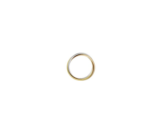 Cartier Cartier Trinity Ring Small Model 18K White-Rose-Yellow Gold - view 2
