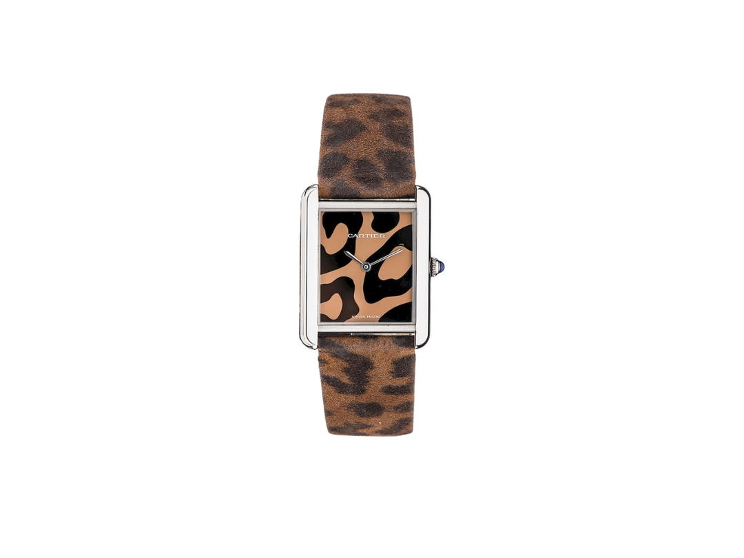 Cartier Cartier Tank Solo Leopard Brown