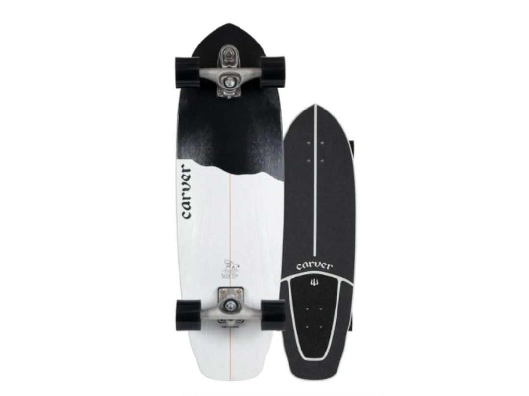 Carver Carver 32.5" Black Tip Surfskate - C7 Complete